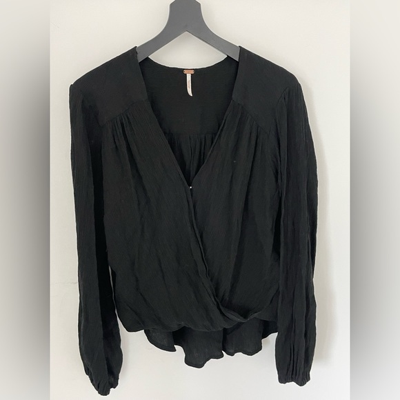 Free People wrap blouse - Picture 1 of 1